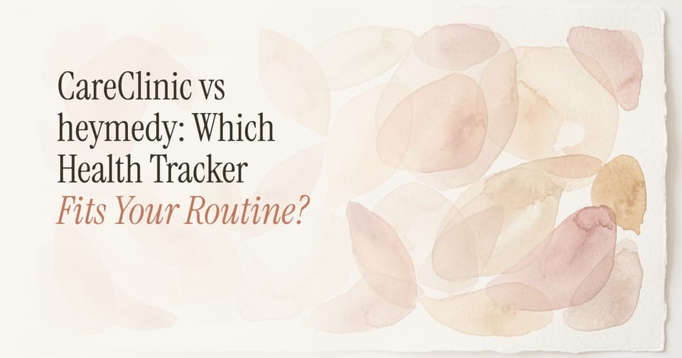 CareClinic vs heymedy: Which Health Tracker Fits Your Routine?